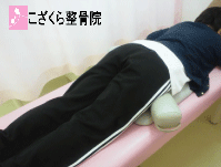 バキバキしない骨盤調整