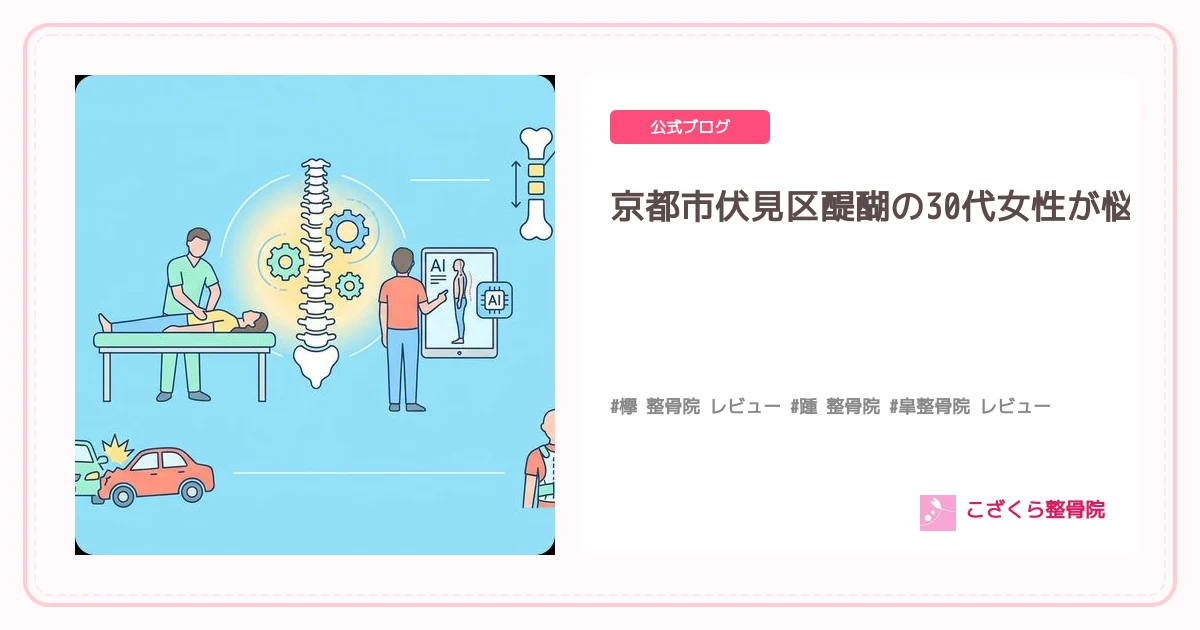 京都市伏見区醍醐のこざくら整骨院が選ばれる理由：患者様の声で見る腰痛・膝の痛み改善の実績と安心感