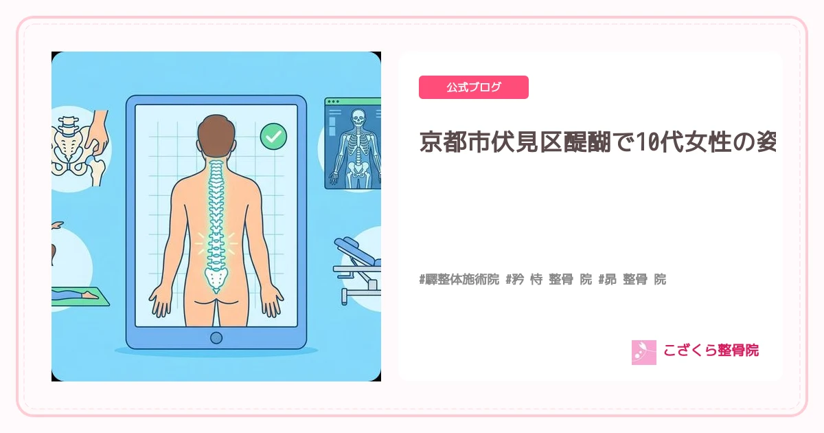 京都市伏見区醍醐で10代女性の姿勢の悩みを解決！AI姿勢分析と根本改善で未来を健やかに