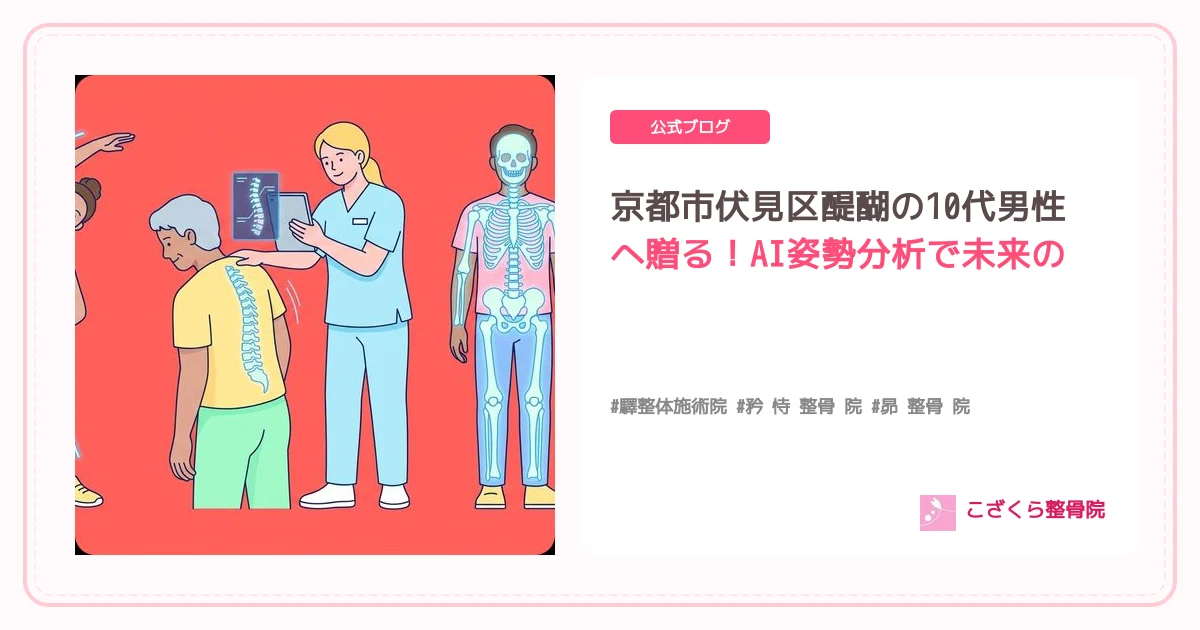 京都市伏見区醍醐の10代男性へ贈る！AI姿勢分析で未来の健康とパフォーマンスを掴む