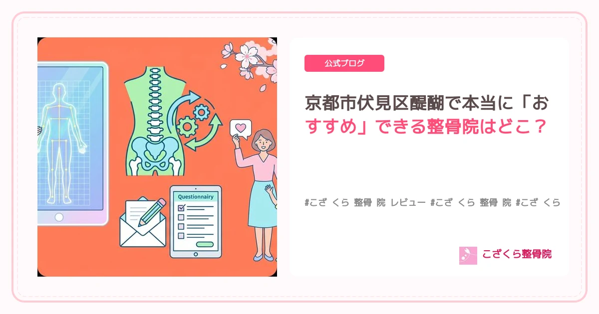 京都市伏見区醍醐で本当に「おすすめ」できる整骨院はどこ？こざくら整骨院が選ばれる理由を患者様の声から徹底解説！